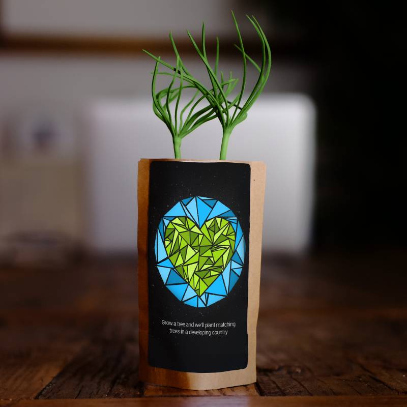 Earth with Heart Tree